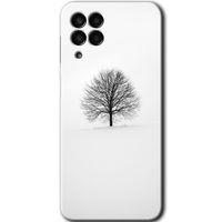 Samsung Galaxy M33 HD Baskılı Kılıf + 9D Tam Ekran Koruyucu - Alone Tree
