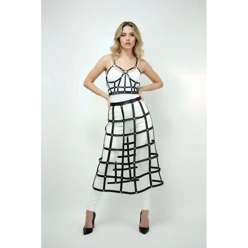 Deri Etek Ve Deri Göğüs Harness Takım, Cosplaywear - Brf1013