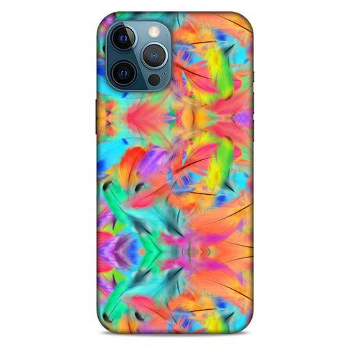 Apple iPhone 12 Pro Max Kılıf Desenli Özel Seri Tüyler (32) Soft Silikon Kılıf
