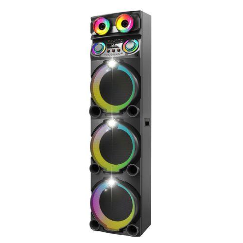 Zore GD-3127 Dijital LED Göstergeli Mikrofonlu RGB TWS Üçlü 12 inç Stereo Bass Kablosuz Karaoke Hoparlör