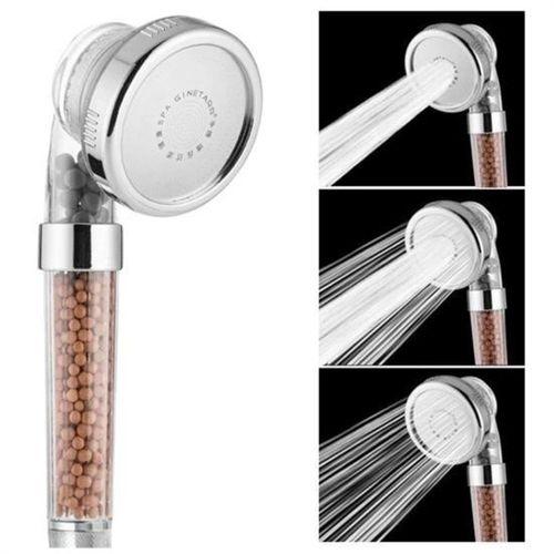 %50 Su Tasarruflu Ve Arıtmalı Doğal Taşlı Banyo El Duş Başlığı