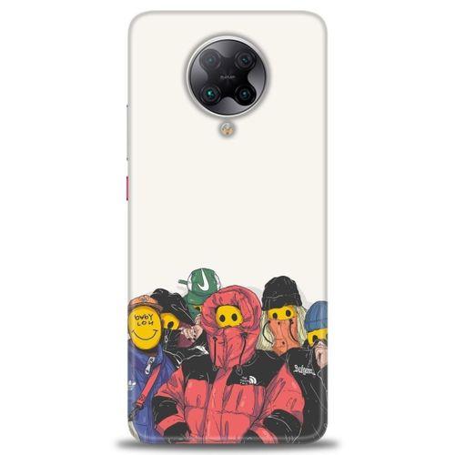 Xiaomi Poco F2 Pro Kılıf HD Baskılı Kılıf - Adamlar + Tam Ekran Koruyucu