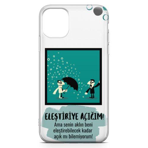 Apple iPhone 11 Pro Kılıf Eleştriye Açığım Arka Kapak Koruma Desenli Full Koruyucu