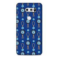 Nazarium (44) Desenli Silikon Kapak LG K40S Kılıf