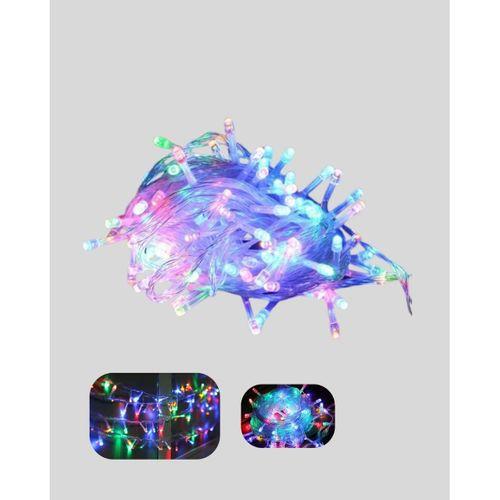 Şeffaf Kablolu 50 Ampullü 5 Metre Led Işık Dekoratif Aydınlatma