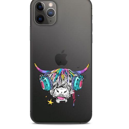 Zoologix (8) Apple Iphone 11 Pro Max Şeffaf Kılıf Silikon Desenli