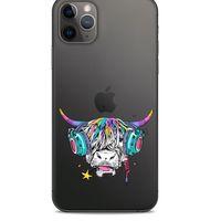 Zoologix (8) Apple Iphone 11 Pro Max Şeffaf Kılıf Silikon Desenli