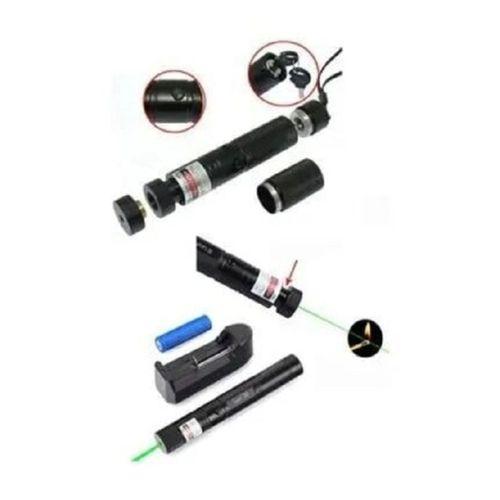 Polizei Şarjlı Turbo Yeşil Lazer Pointer Kibrit Yakabilen Güç 1000mw