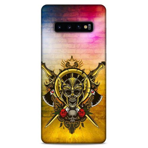 Lopard Samsung Galaxy S10 Plus Uyumlu Kılıf Tattoo's (38) Neo Hybrid Kılıf Kılıç Dövmesi