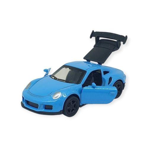 Çek Bırak Metal Küçük Arabalar 8 cm - 6411A-1 - Mavi