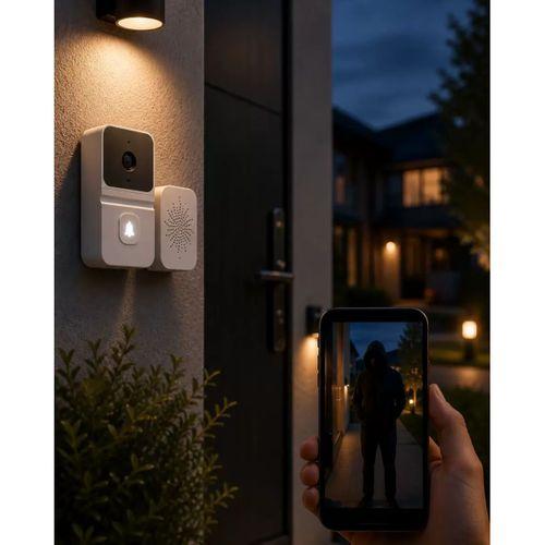Wifi Akıllı Kapı Zili Gece Görüşlü Kameralı Kablosuz Güvenlik Sistemi