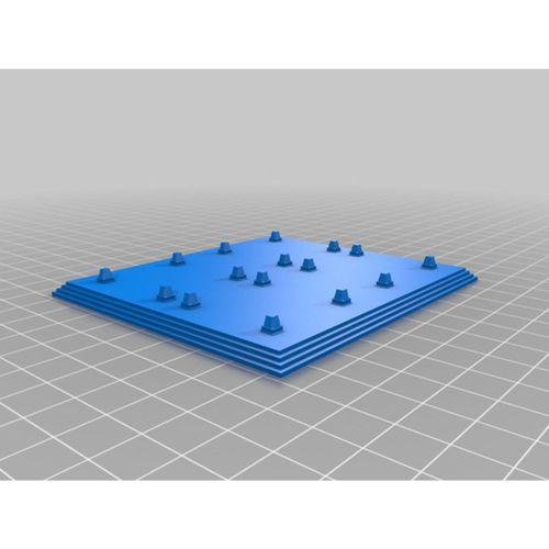 Blox Sistemi İçin Adımlı Temel Taban 3D Baskı (Bu ürün Sadece Plastik parçadır - Almadan Önce Soru Sorabilirsiniz)