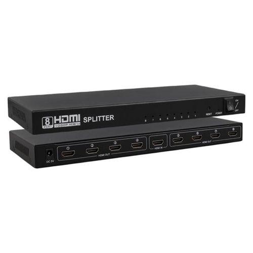 PowerMaster PM-14218 1 Giriş 8 Çıkış Port 1080P FHD HDMI Dağıtıcı Splitter (8li Çoklayıcı)