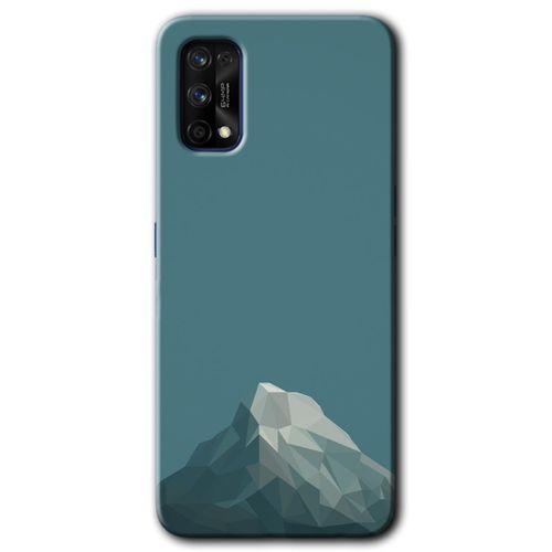 Potkal Hediye Fabrikası Realme 7 Pro Kılıf HD Desen Baskılı Arka Kapak - Alone Mountain
