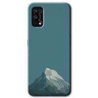 Potkal Hediye Fabrikası Realme 7 Pro Kılıf HD Desen Baskılı Arka Kapak - Alone Mountain