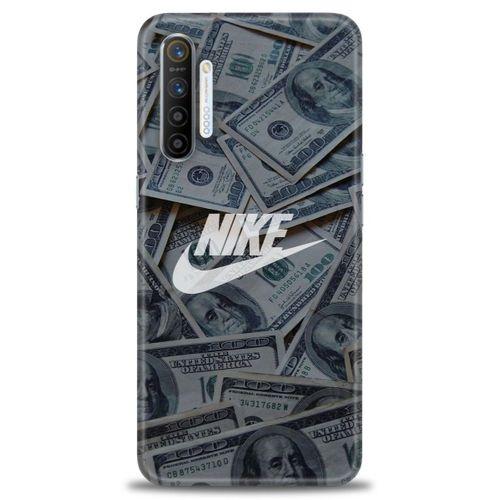 Realme XT Kılıf HD Baskılı Kılıf - Nike Dolar + Tam Ekran Koruyucu