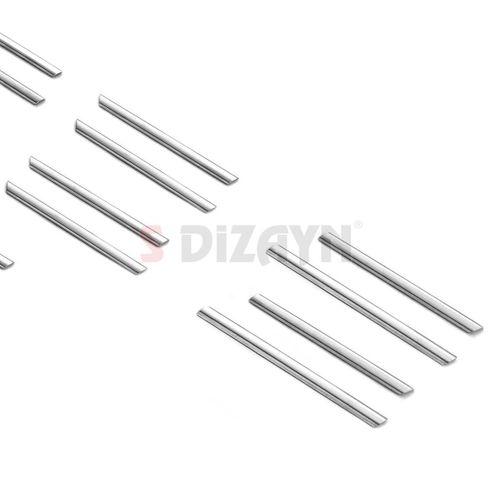 S-Dizayn Fiat Egea Krom Ön Tampon Alt Çıtası Diamond Model 14 Prç. 2020 Üzeri (Mat Krom) A+ Kalite
