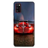 Lopard Samsung Galaxy A41 Uyumlu Kılıf PickUpX (43) Thin Fit Kılıf Kırmızı Ateşli