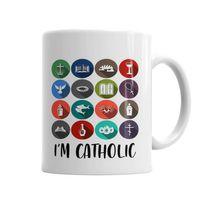 I'm Catholic Kupa Bardak Porselen