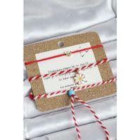 Marteniçka Bileklik 3'lü Papatya ve Kalp Model