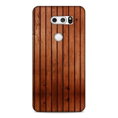 Lopard LG K40S Uyumlu Kılıf Wood'X (12) Koruyucu Silikon Desenli