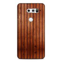 Lopard LG K40S Uyumlu Kılıf Wood'X (12) Koruyucu Silikon Desenli