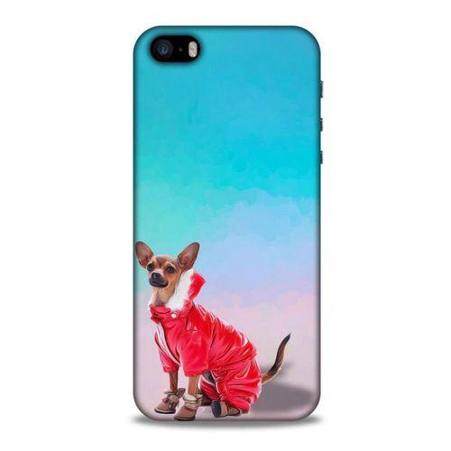 Apple Iphone 5S Kılıf Köpek Kıyafetleri (17) Tasarım Kılıf Russian Chihuahua Mont