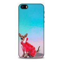 Apple Iphone 5S Kılıf Köpek Kıyafetleri (17) Tasarım Kılıf Russian Chihuahua Mont