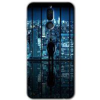 Huawei Mate 10 Lite Kılıf HD Desen Baskılı Arka Kapak + Temperli Cam - Şehir Manzarası