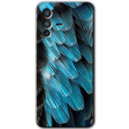 Vivo V23 5G Kılıf HD Desen Baskılı Arka Kapak - 9D Tüyler