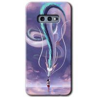 Samsung Galaxy S10e Kılıf Baskılı Kapak - Dragon Snake + 5D Tam Kaplayan Cam