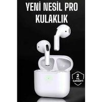 Beyaz Yeni Nesil Pro Bluetooth Kulaklık Yüksek Ses Kaliteli Anc Özelliği