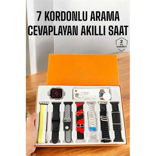Akıllı Saat 7 Kordonlu Bildirim Görebilen Metal Kordon Gps Özelliği