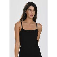 İp Askılı Siyah Ribana Atlet