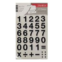 Tanex Rakamlar Stickers 2 Sayfa Stc-510 - 3 adet