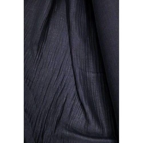 Çok Amaçlı Müslin Pamuklu Bebek Örtü ve Battaniye Kumaşı Müslin Bez Siyah 27