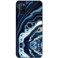 Mermer Lacivert Samsung Galaxy A80 Kılıf