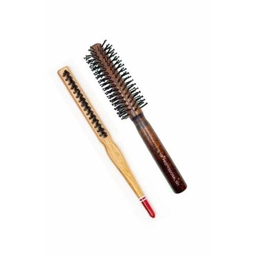 Liva 503& 690 Profesyonel Yanmaz Set Topuz Saç Fırçası-2'li