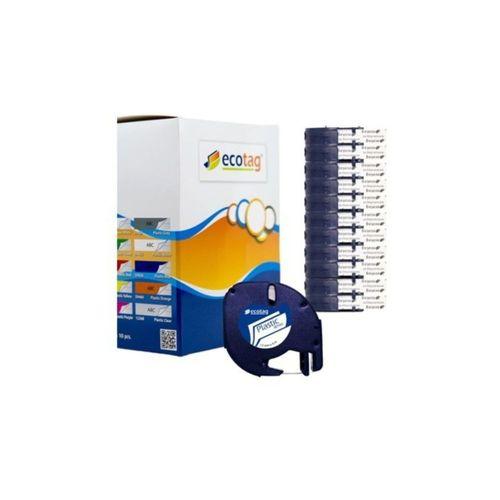 Tag Dymo Letratag Muadili Plastik Şerit Etiket Avantaj Paket 10lu Beyaz