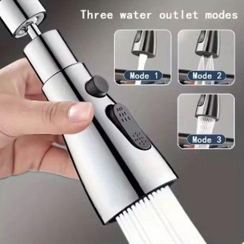 Pratik 3 Fonksiyonlu Metalik Musluk Başlığı