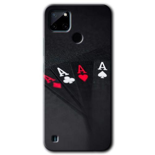 Realme C21 Kılıf HD Desen Baskılı Arka Kapak - Full As