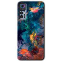 TCL 30 Plus Kılıf HD Desen Baskılı Arka Kapak - Color Storm