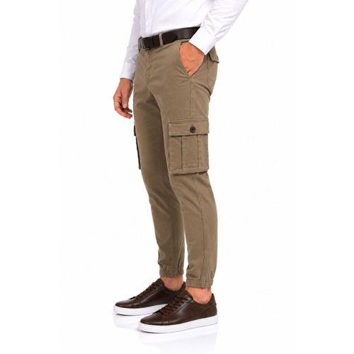 Erkek Kanvas Kargo Cepli Paça Lastikli Pantolon BGL-ST05471