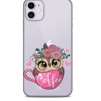 Zoologix (78) Apple iPhone 12 Şeffaf Kılıf Silikon Desenli
