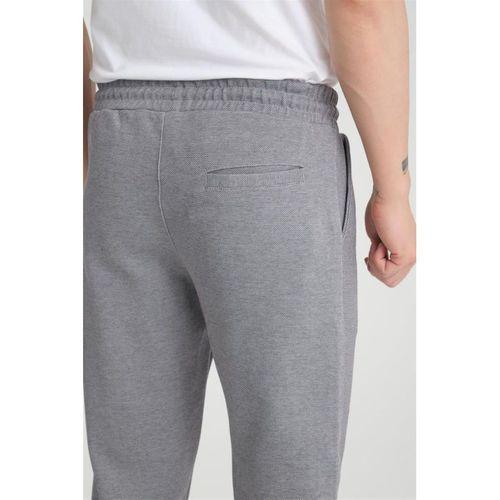 Premium Oxford Örme Regular Fit  Duble Paça Erkek Pantolon- Gri