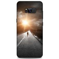 Samsung Galaxy S8 Plus Kılıf Depresyon (38) Neo Hybrid Kılıf Yeşil Kırmızı Mor