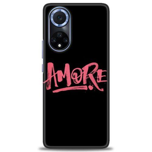 Huawei Nova 9 Kılıf HD Baskılı Kılıf - Amore + Tam Ekran Koruyucu