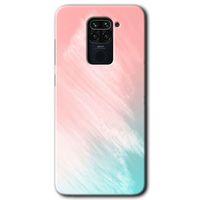 MRCİLETİSİM Xiaomi Redmi Note 9 Kılıf Kapak - Art Design 25 +Hayalet Ekran Yandan Gözükmez