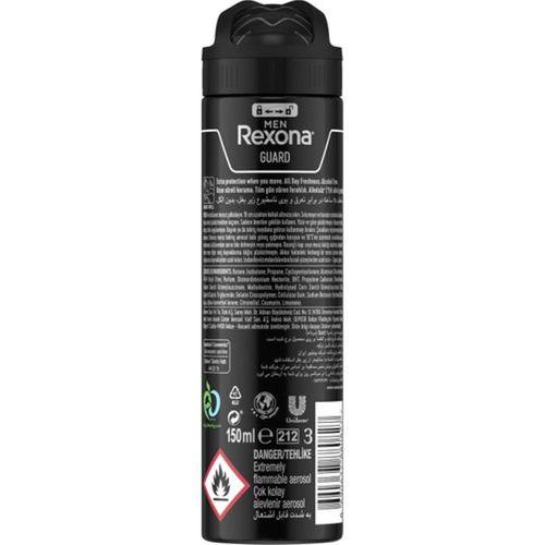 Rexona Guard Anti-Perspirant Erkek Sprey Deodorant 150 ML