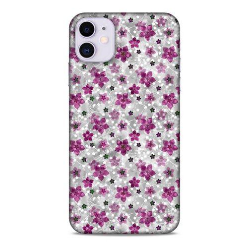 Apple Iphone 11 Uyumlu Kılıf Pembe Delisi (6) Silikon Kılıf Çiçek